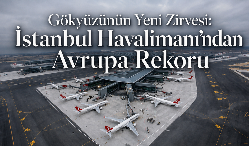 Gökyüzünün Yeni Zirvesi: İstanbul Havalimanı’ndan Avrupa Rekoru
